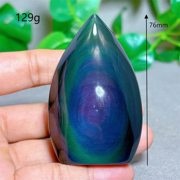 Rainbow Obsidian Torch-ToShay.org