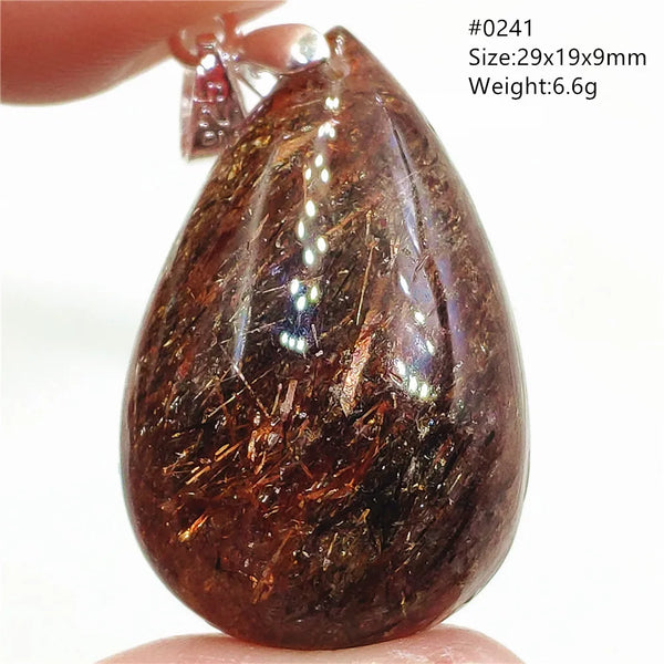 Gold Rutilated Quartz Pendant-ToShay.org