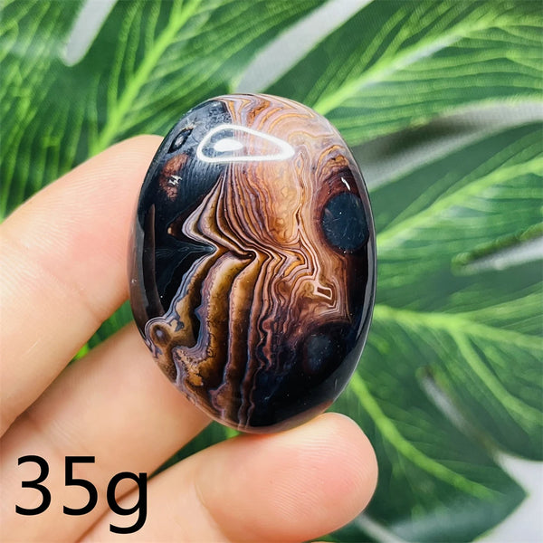 Red Agate Palm Stones-ToShay.org