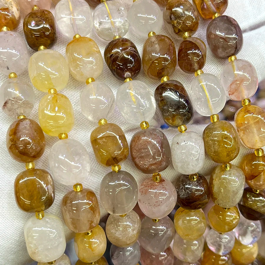 Yellow Gum Flower Beads-ToShay.org