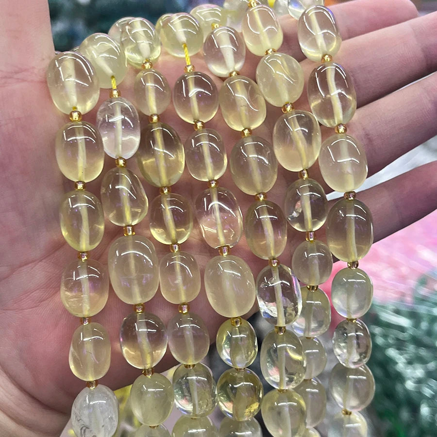 Yellow Lemon Crystal Beads-ToShay.org