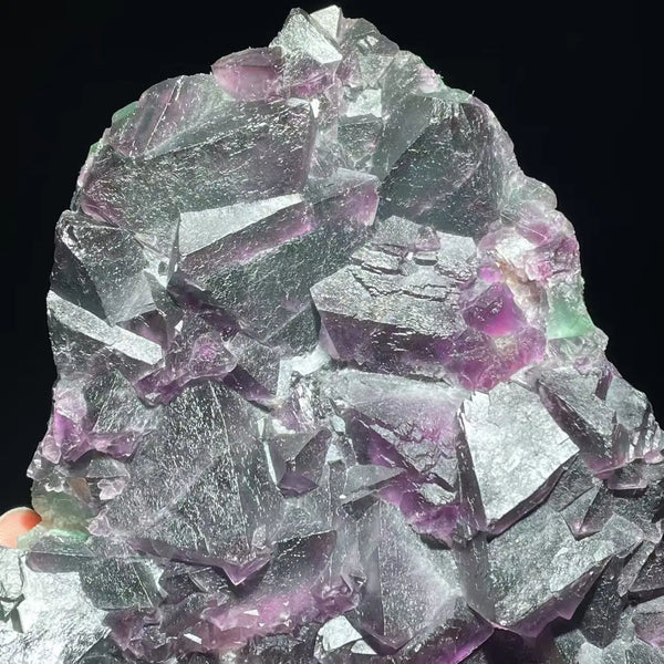 Purple Green Fluorite Quartz-ToShay.org