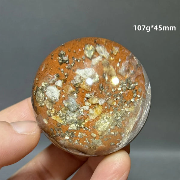 Yellow Chalcopyrite Crystal Ball-ToShay.org