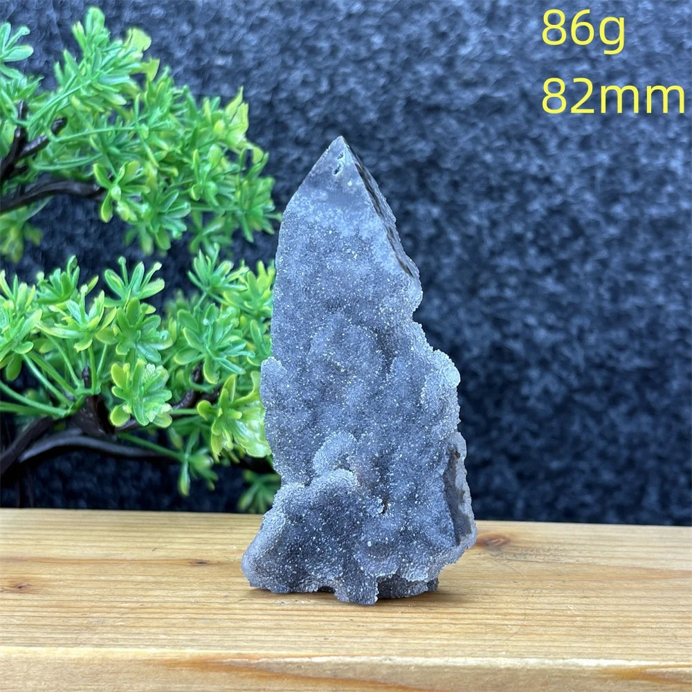 Purple Sphalerite Geode Tower-ToShay.org