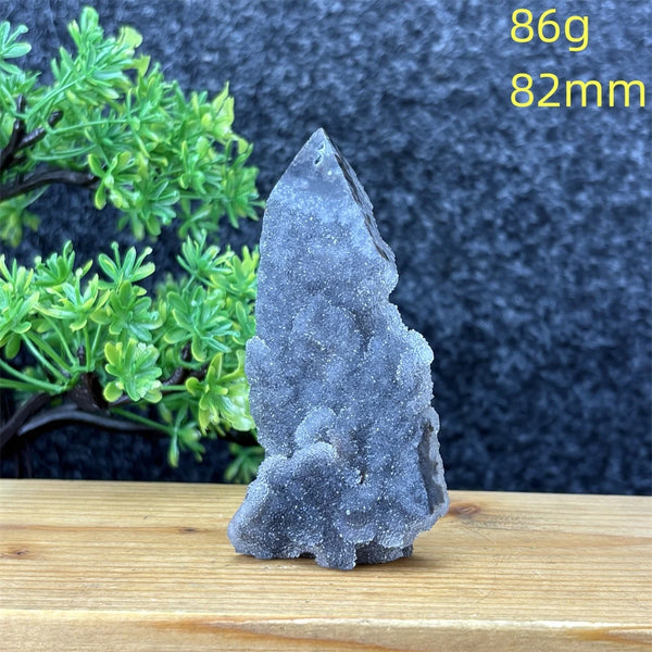 Purple Sphalerite Geode Tower-ToShay.org