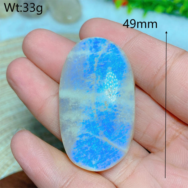 Blue Moonstone Palm Stones-ToShay.org