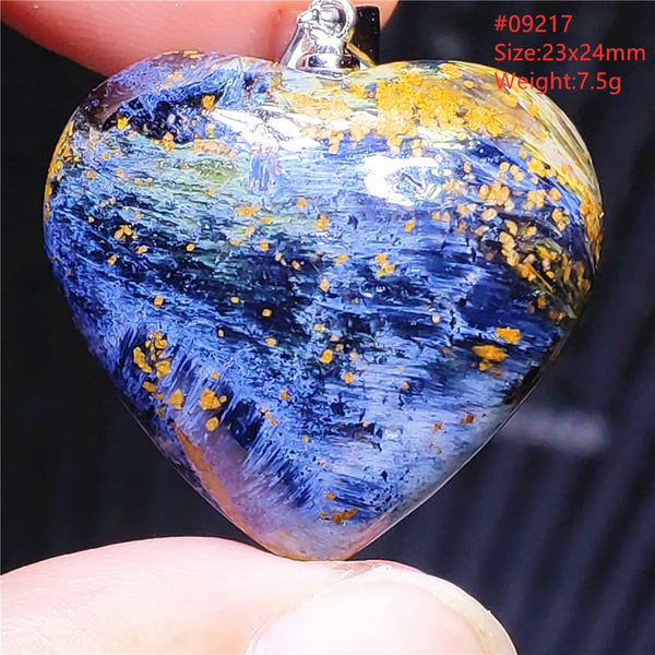 Blue Pietersite Chatoyant Pendant-ToShay.org