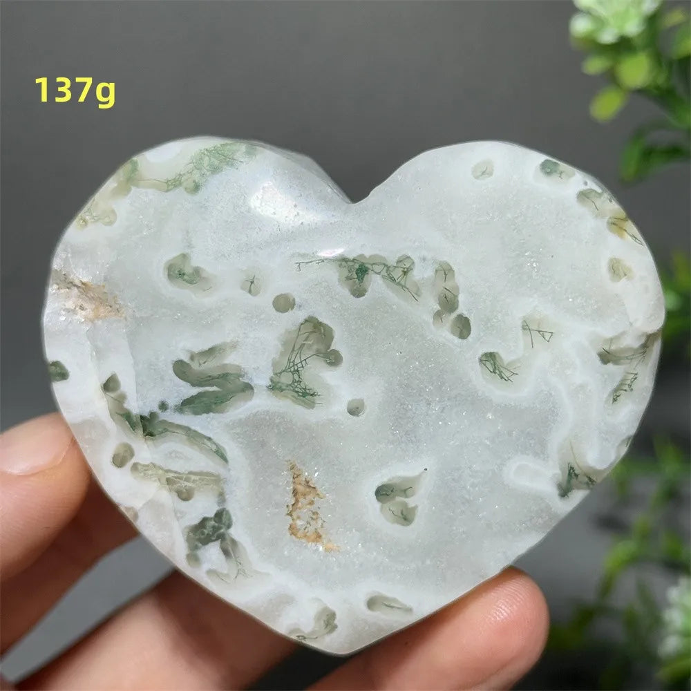 Green Moss Agate Heart-ToShay.org