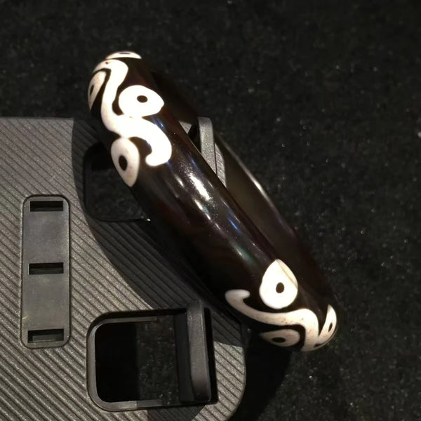 Tibatan Agate Dzi Bangle-ToShay.org