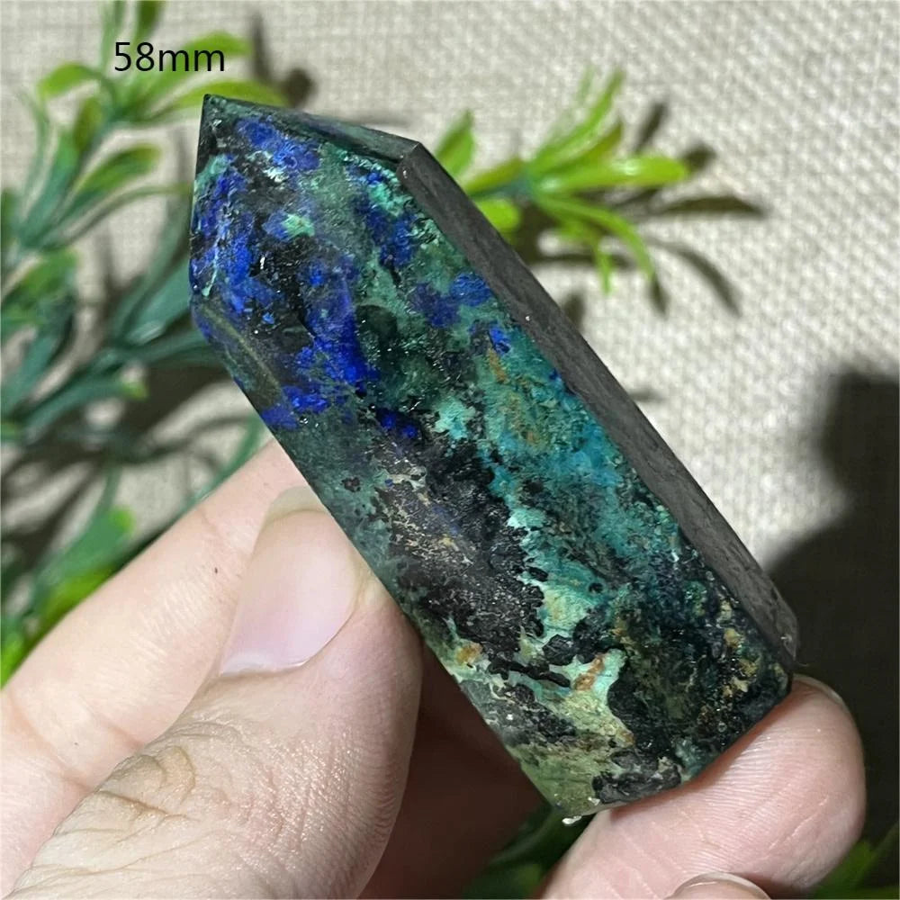 Blue Chrysocolla Point Wand-ToShay.org