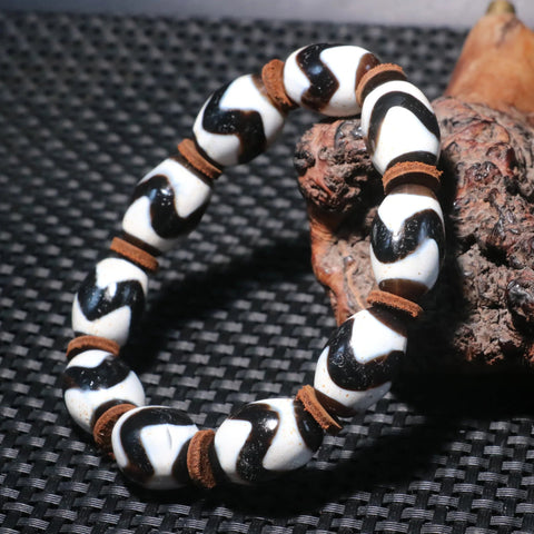 Tibetan Agate DZi Bead-ToShay.org