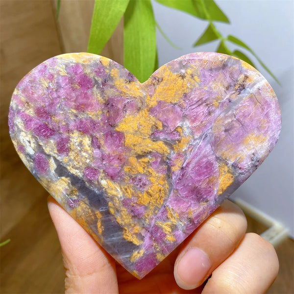 Pink Unicorn Tourmaline Heart-ToShay.org