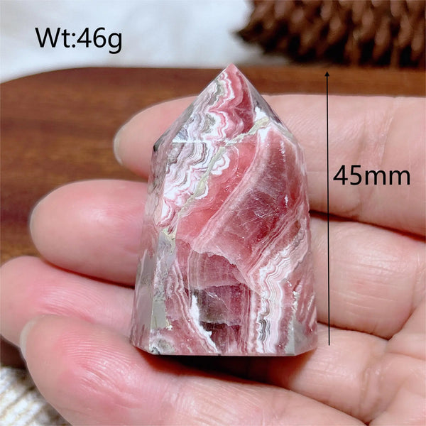 Pink Rhodochrosite Point-ToShay.org