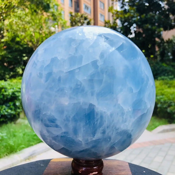 Blue Calcite Ball-ToShay.org