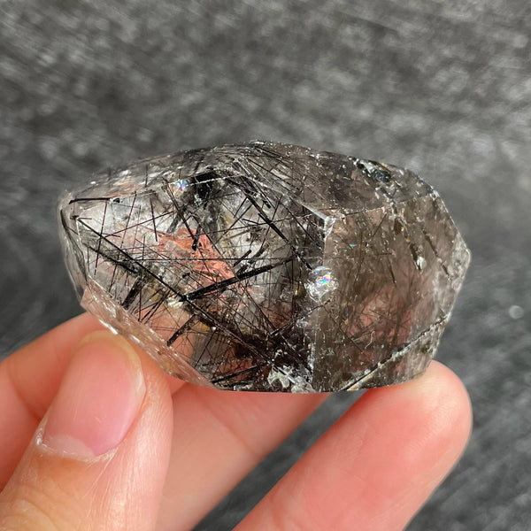 Black Rutilated Quartz Crystal-ToShay.org