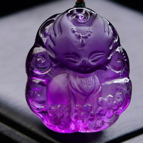 Purple Amethyst Quartz Fox-ToShay.org