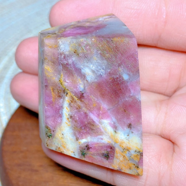 Pink Tourmaline Slice-ToShay.org