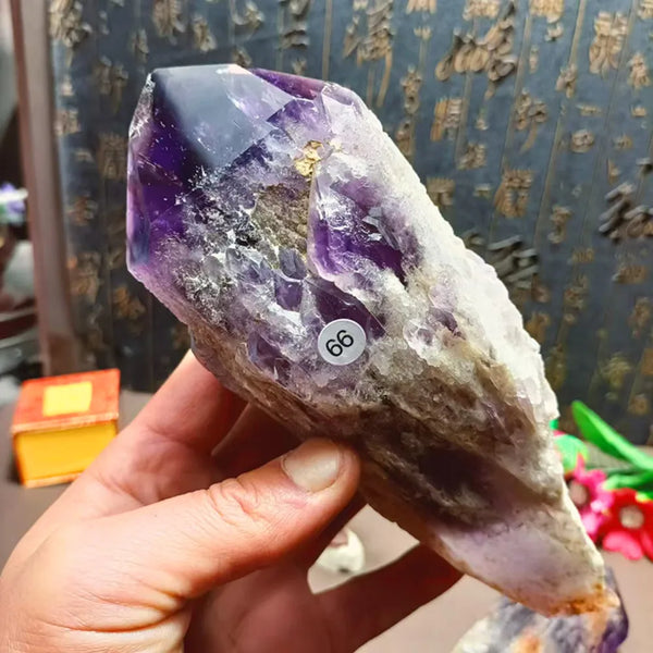 Purple Amethyst Wand Point-ToShay.org