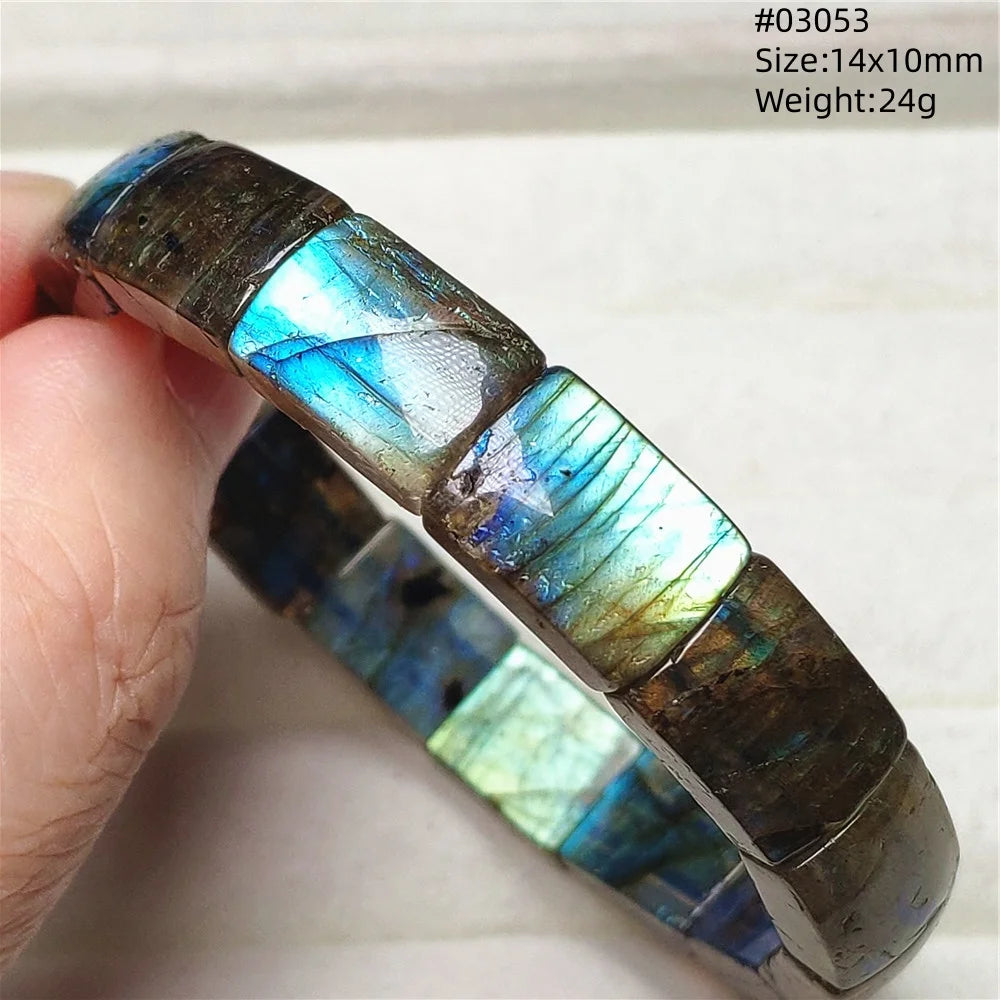 Blue Labradorite Bracelet-ToShay.org