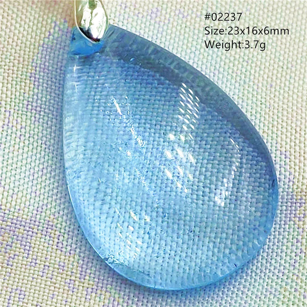 Blue Topaz Crystal Pendant-ToShay.org