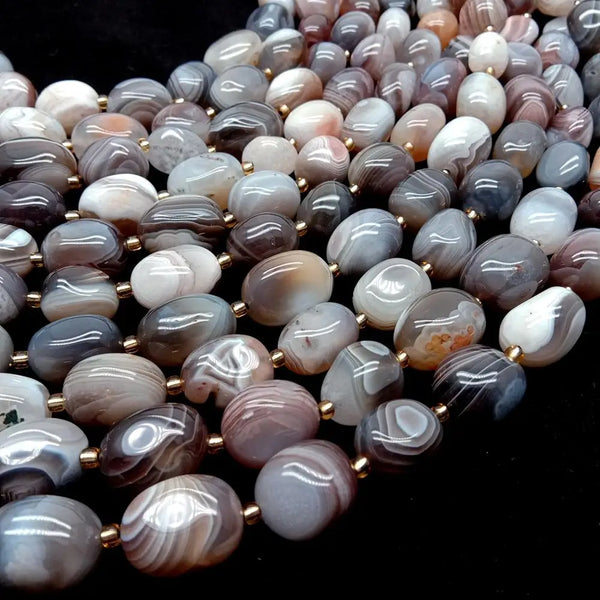 Grey Sardonyx Agate Beads-ToShay.org