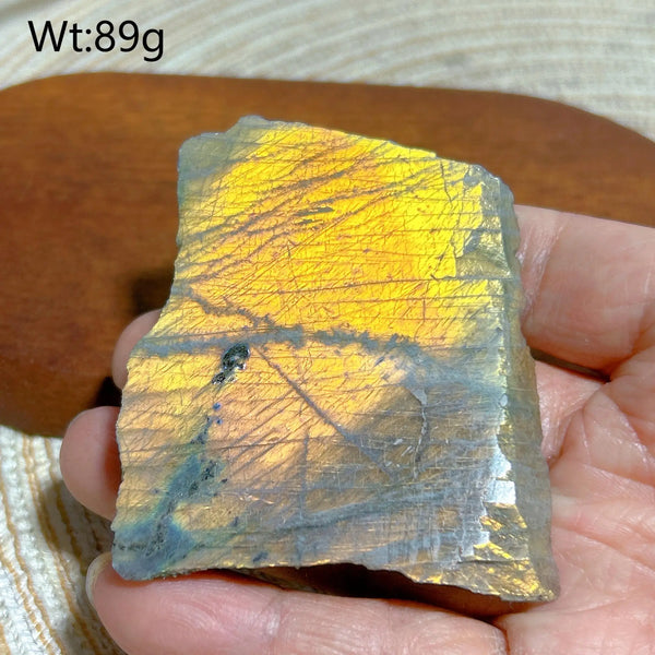 Purple Labradorite Slice-ToShay.org