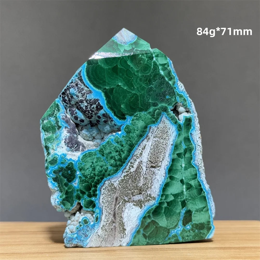 Blue Green Chrysocolla Tower-ToShay.org