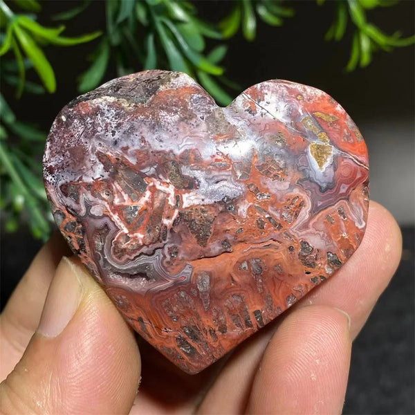 Red Agate Heart-ToShay.org
