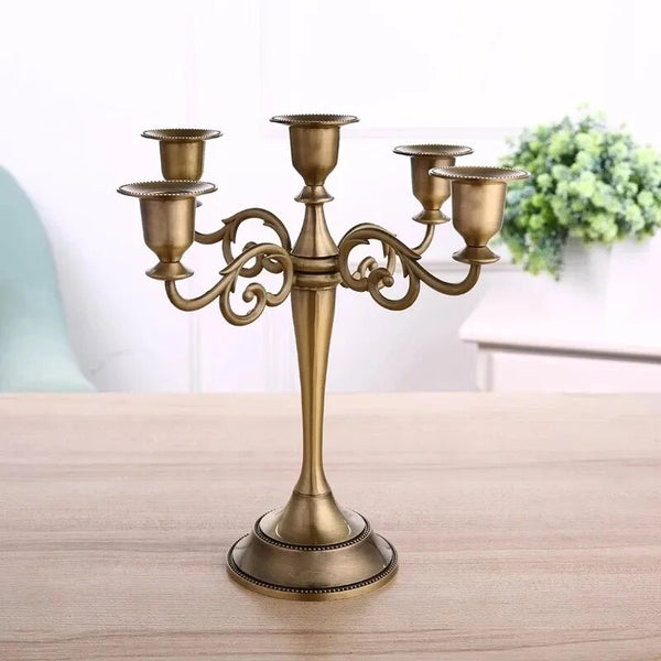 Bronze Embossed Candelabras-ToShay.org