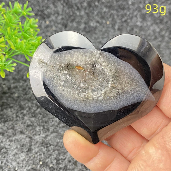 Black Agate Geode-ToShay.org