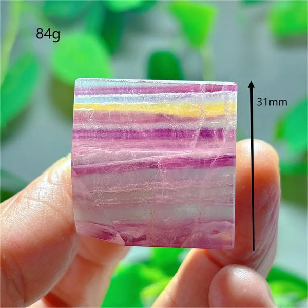 Purple Fluorite Crystal Square-ToShay.org