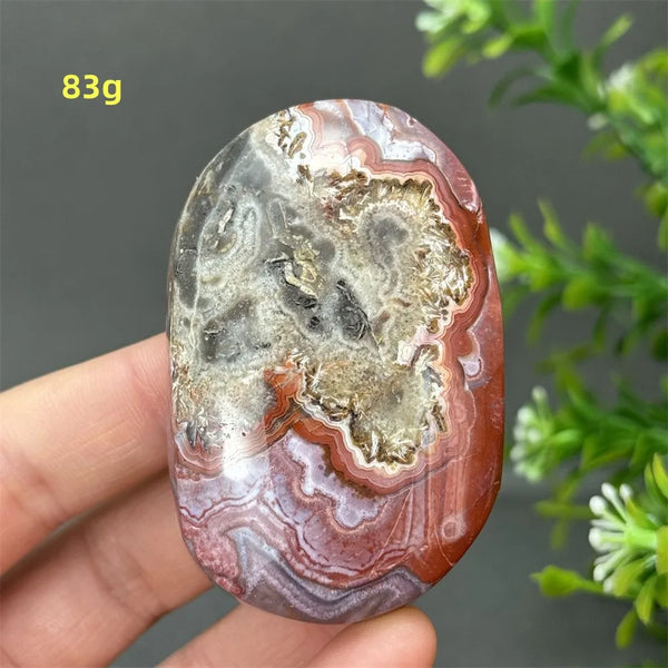 Red Agate Palm Stone-ToShay.org