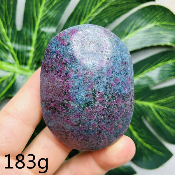 Ruby Sapphire Palm Stone-ToShay.org