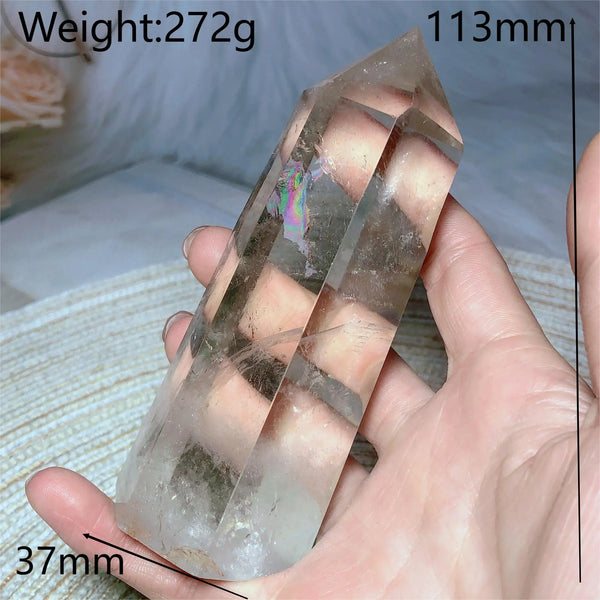 Clear Rainbow Quartz Point-ToShay.org
