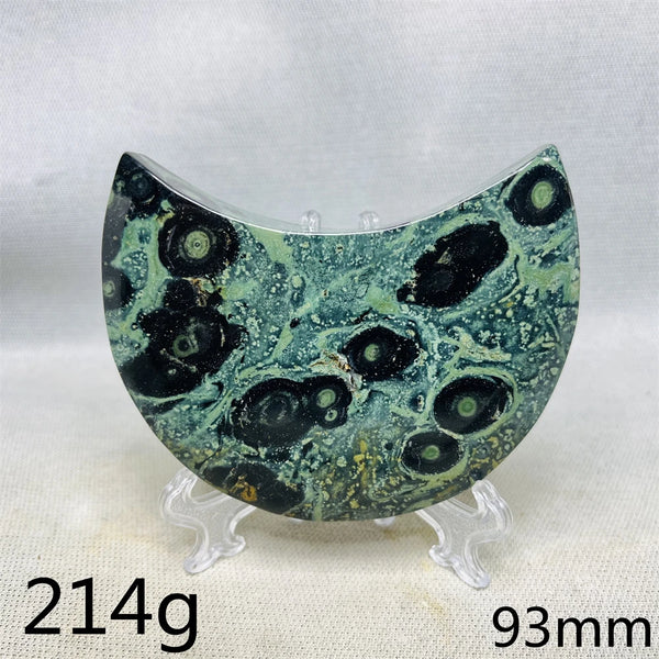 Green Peacock Eyes Moon-ToShay.org