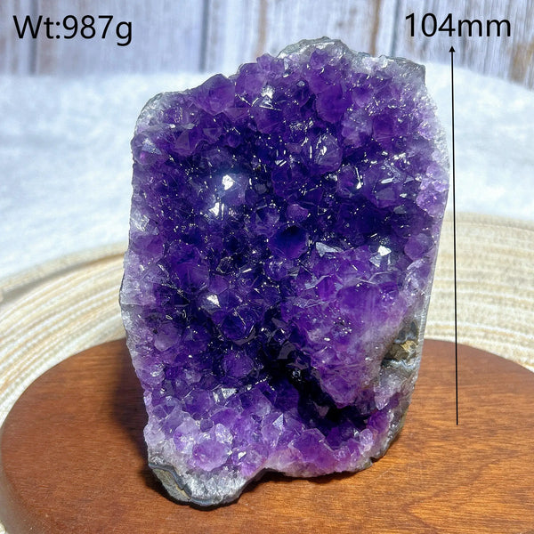 Purple Amethyst Cluster Geode-ToShay.org