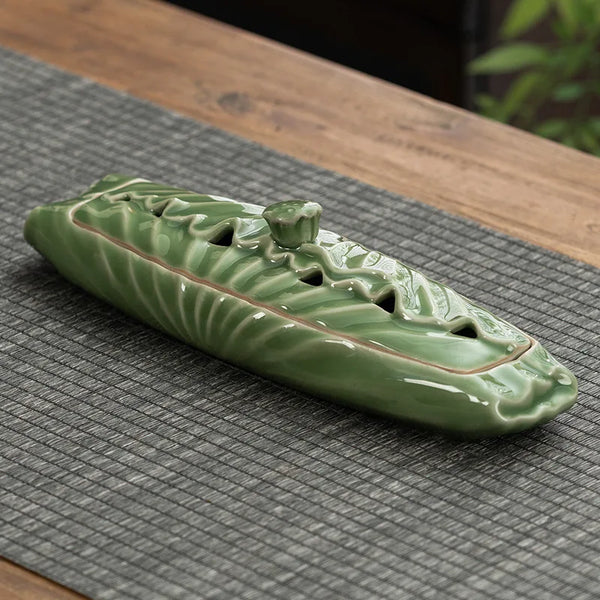 Lotus Leaf Incense Burner-ToShay.org