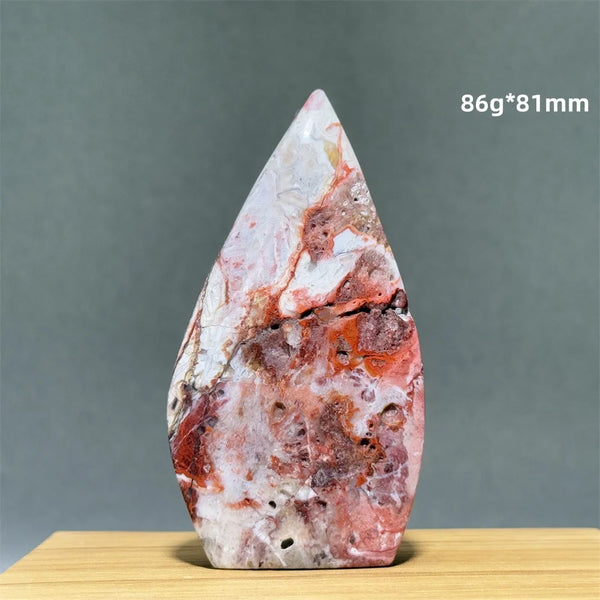 Red Lace Agate Torch-ToShay.org