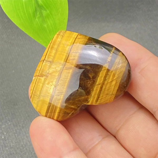 Yellow Tiger Eye Heart-ToShay.org