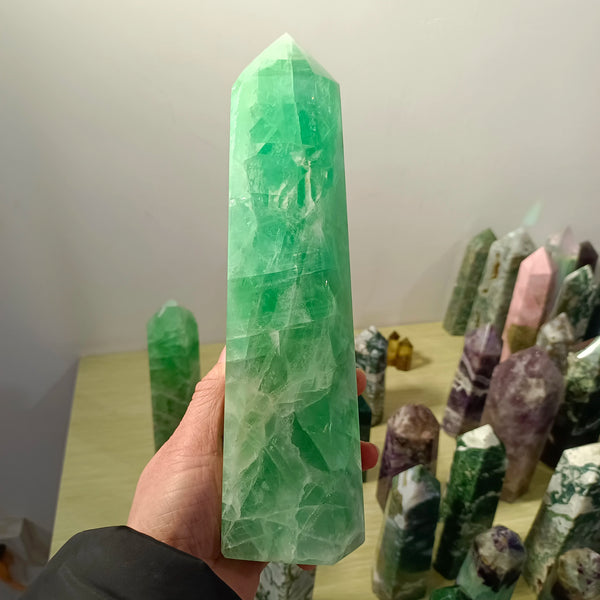 Green Fluorite Tower-ToShay.org