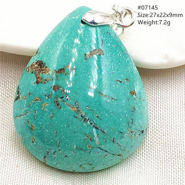 Blue Turquoise Pendant-ToShay.org