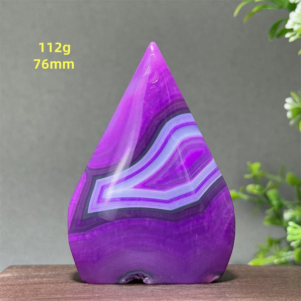 Purple Agate Torch-ToShay.org