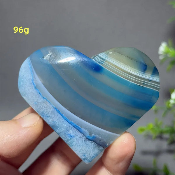 Blue Agate Heart-ToShay.org