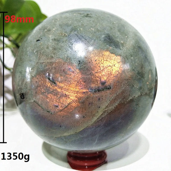 Yellow Labradorite Crystal Ball-ToShay.org