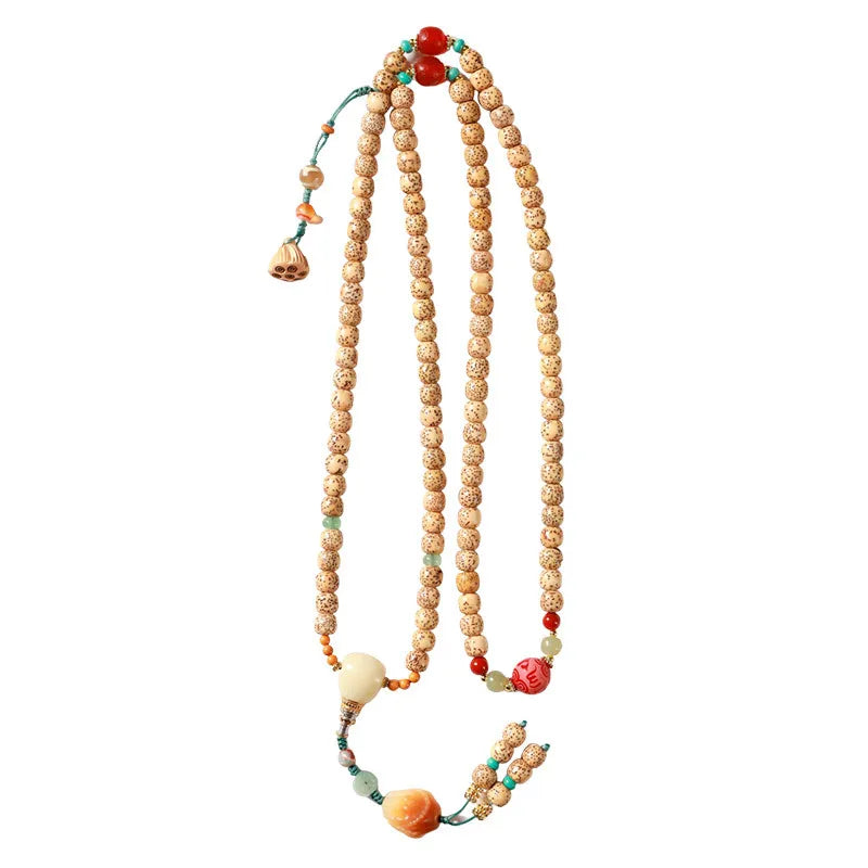 Brown Bodhi Seed Prayer Beads-ToShay.org