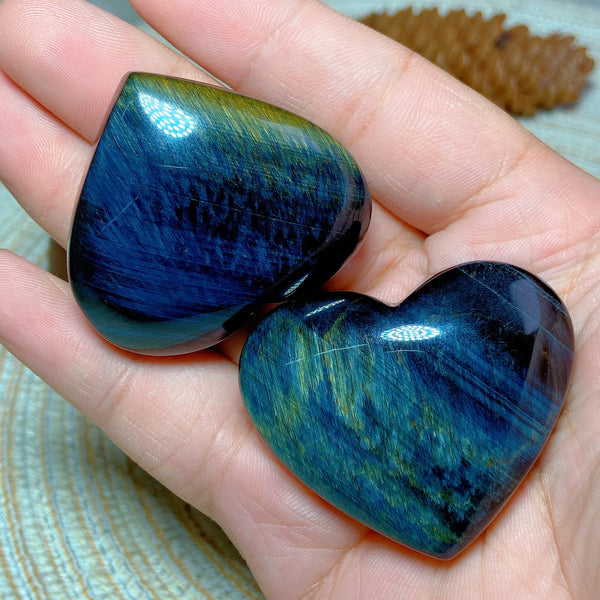 Blue Tiger Eye Heart-ToShay.org