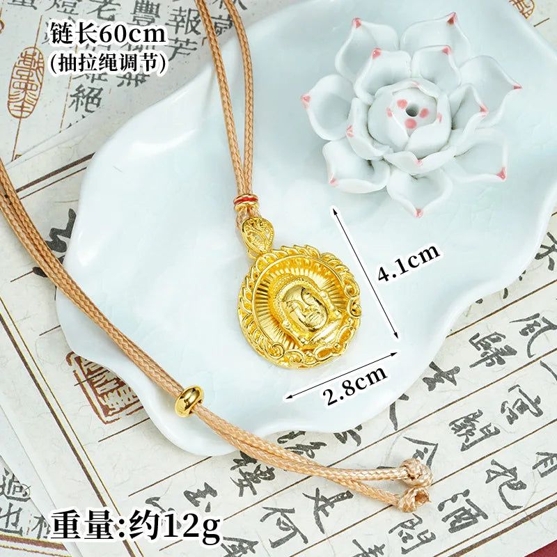Gold Tathagata Pendant-ToShay.org