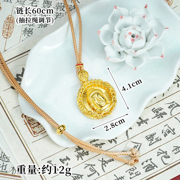 Gold Tathagata Pendant-ToShay.org
