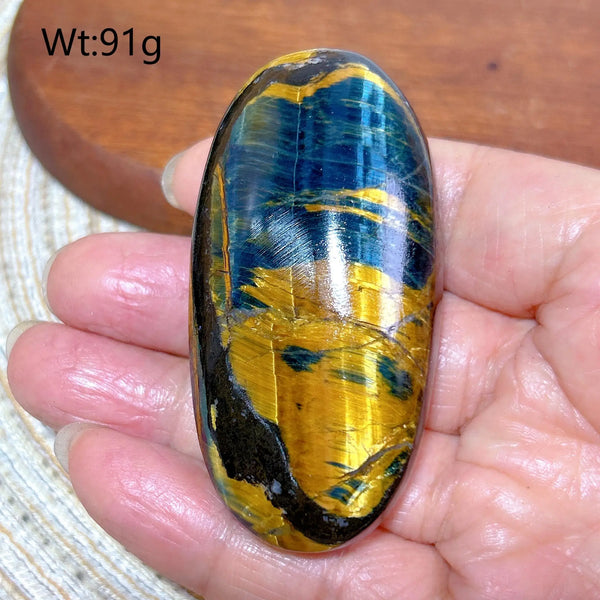 Blue Yellow Tiger Eye-ToShay.org