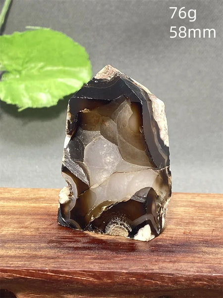 Black Striped Agate Tower-ToShay.org